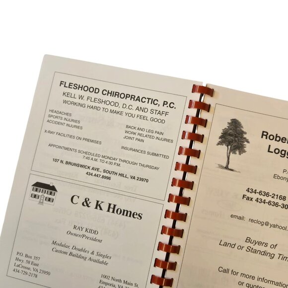 Ebony Virginia Cookbook Ladies Auxiliary Volunteer Fire Department 2005 Vintage - Picture 14 of 14